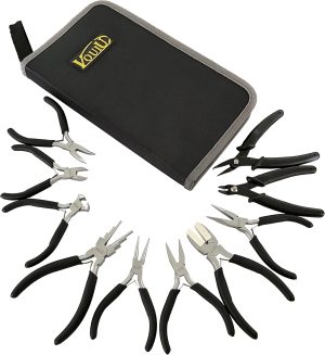 vouiu 10-teiliges Schmuckzangen-Set, Schmuckherstellungswerkzeuge
